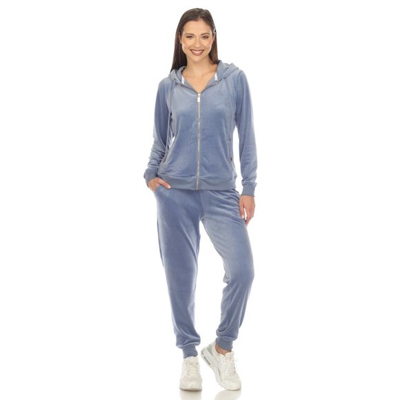 2 Piece Velour Tracksuit Set - Picture 1 of 6